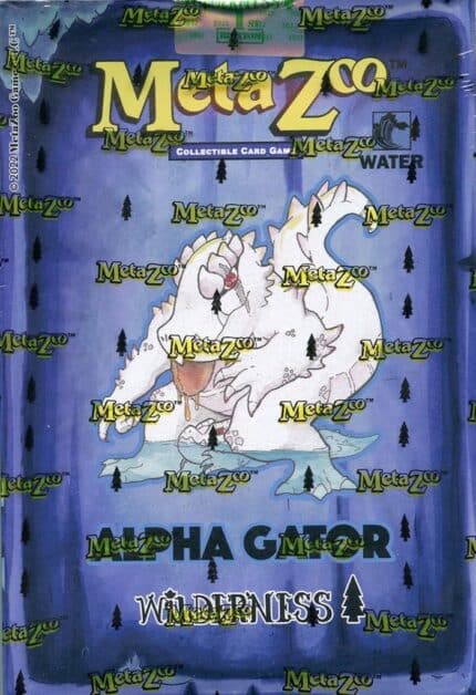 84176 MetaZoo Wilderness Theme Deck Alpha Gator EN 1st Edition