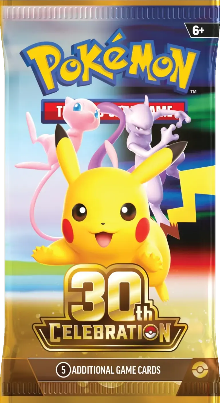 Pochette de Booster Pokémon TCG 30th Celebrations e10e6ee2 073d 42ba 80fa 4f127d90e069