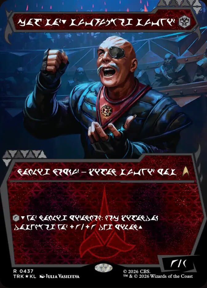 General Chang, Cold Warrior, Karte aus MTG Star Trek