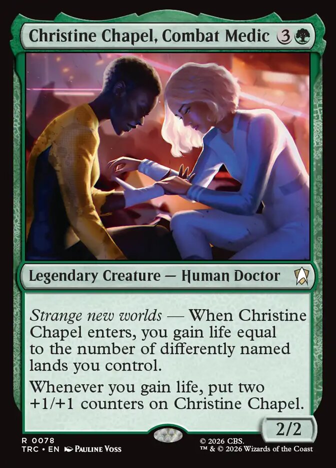 Christine Chapel, Combat Medic, Beispielkarte für Strange new worlds