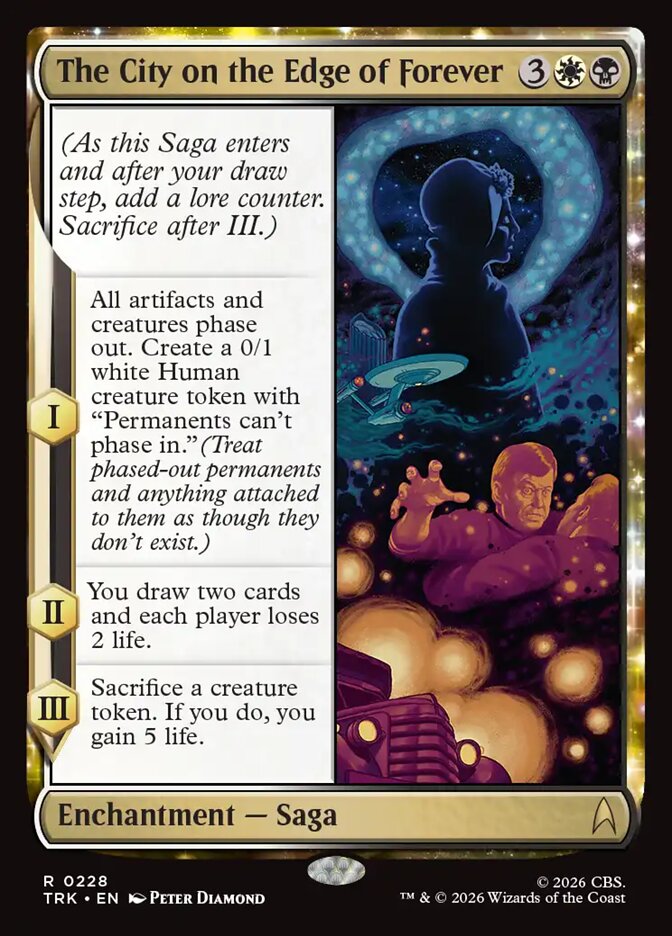 The City on the Edge of Forever, Karte aus MTG Star Trek