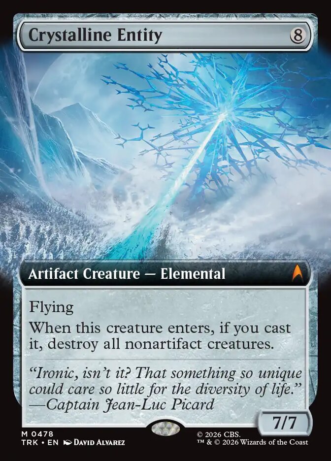 Crystalline Entity, Karte aus MTG Star Trek