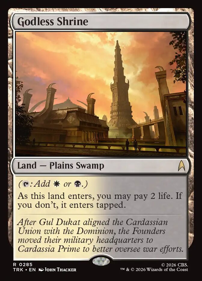 Godless Shrine, Karte aus MTG Star Trek