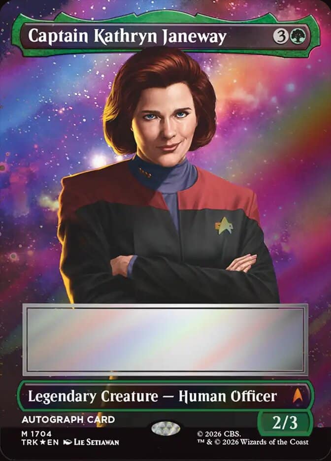 Captain Kathryn Janeway, Mythic aus MTG Star Trek