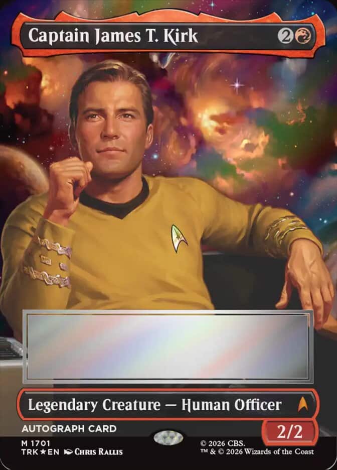 Captain James T. Kirk, Karte aus MTG Star Trek