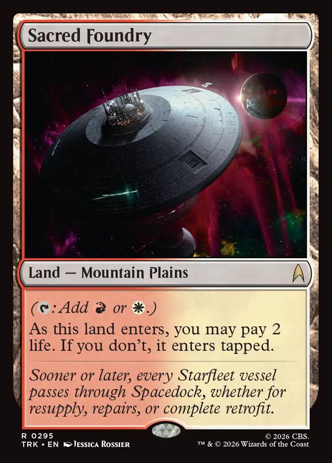 Sacred Foundry, Karte aus MTG Star Trek