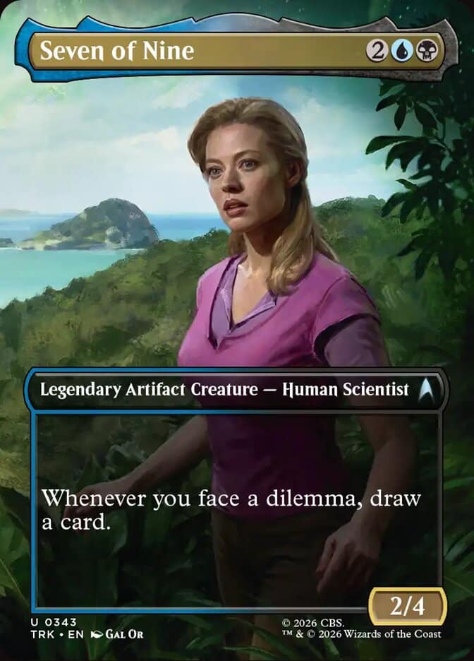 Seven of Nine, Uncommon aus MTG Star Trek