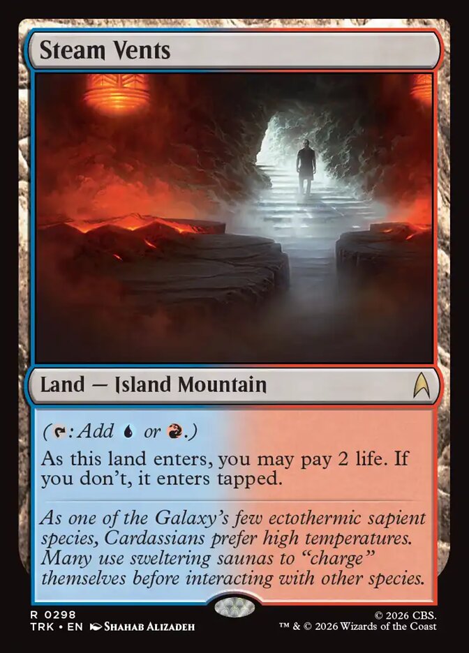 Steam Vents, Karte aus MTG Star Trek
