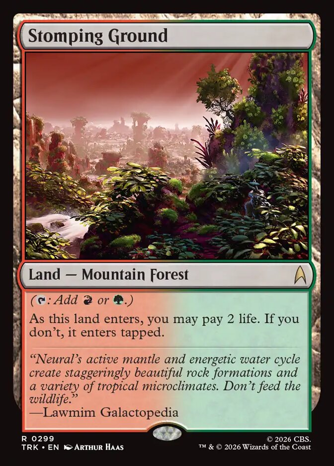 Stomping Ground, Karte aus MTG Star Trek